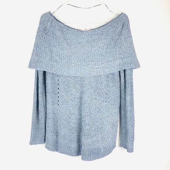 Anthropologie Moth Lucerne Off Shoulder/Cowl Neck Sweater S - Picture 2 of 8